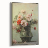 Vintage Botanical Art Prints: Floral Vase Delight