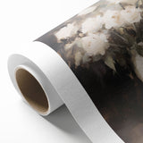 Vintage Botanical Art Prints: White Roses in Vase