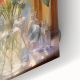 Vintage Botanical Art Prints: Flowers in the Window