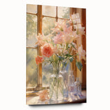 Vintage Botanical Art Prints: Flowers in the Window