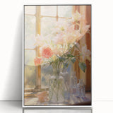 Vintage Botanical Art Prints: Flowers in the Window