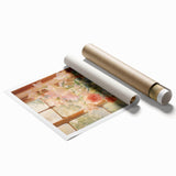 Vintage Botanical Art Prints: Flowers in the Window