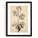 Vintage Botanical Art Print: Elegant Leaf Stem Illustration