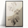 Vintage Botanical Art Print: Elegant Leaf Stem Illustration