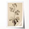 Vintage Botanical Art Print: Elegant Leaf Stem Illustration