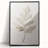 Vintage Botanical Art Prints – Elegant Oak Leaf Drawing