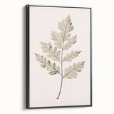 Vintage Botanical Art Prints – Elegant Oak Leaf Drawing