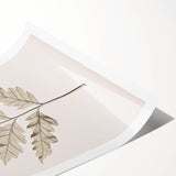 Vintage Botanical Art Prints – Elegant Oak Leaf Drawing