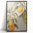 Vintage Botanical Art Print: Antique Lemon Tree Illustration