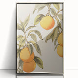 Vintage Botanical Art Print: Antique Lemon Tree Illustration