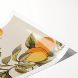 Vintage Botanical Art Print: Antique Lemon Tree Illustration