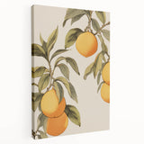 Vintage Botanical Art Print: Antique Lemon Tree Illustration