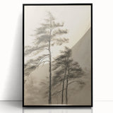 Vintage Botanical Art Print: Soft Tree Sketch Illustration