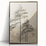 Vintage Botanical Art Print: Soft Tree Sketch Illustration