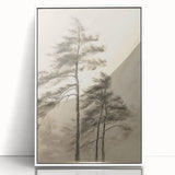 Vintage Botanical Art Print: Soft Tree Sketch Illustration