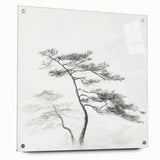 Vintage Botanical Art Print: Elegant Tree Sketch Illustration