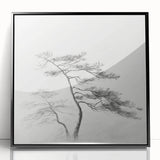 Vintage Botanical Art Print: Elegant Tree Sketch Illustration