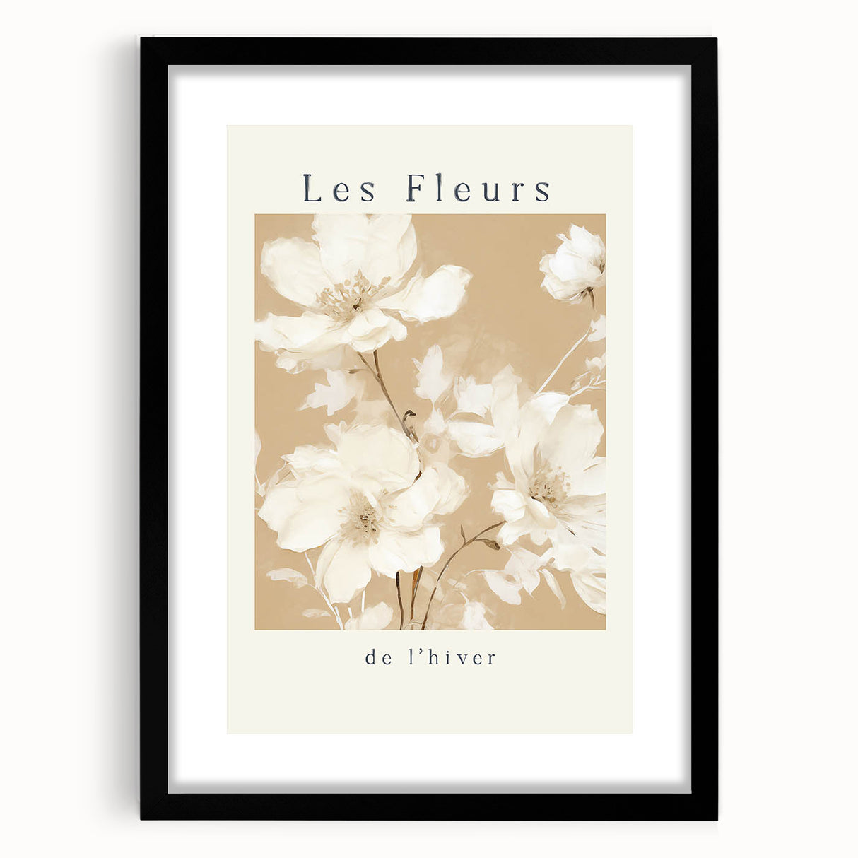 Antique Floral Wall Art – Vintage Botanical Print for Home