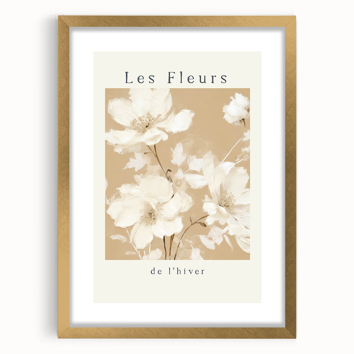 Antique Floral Wall Art – Vintage Botanical Print for Home