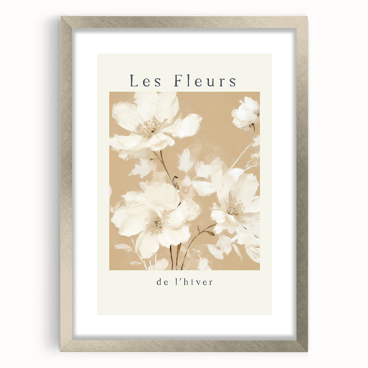 Antique Floral Wall Art – Vintage Botanical Print for Home