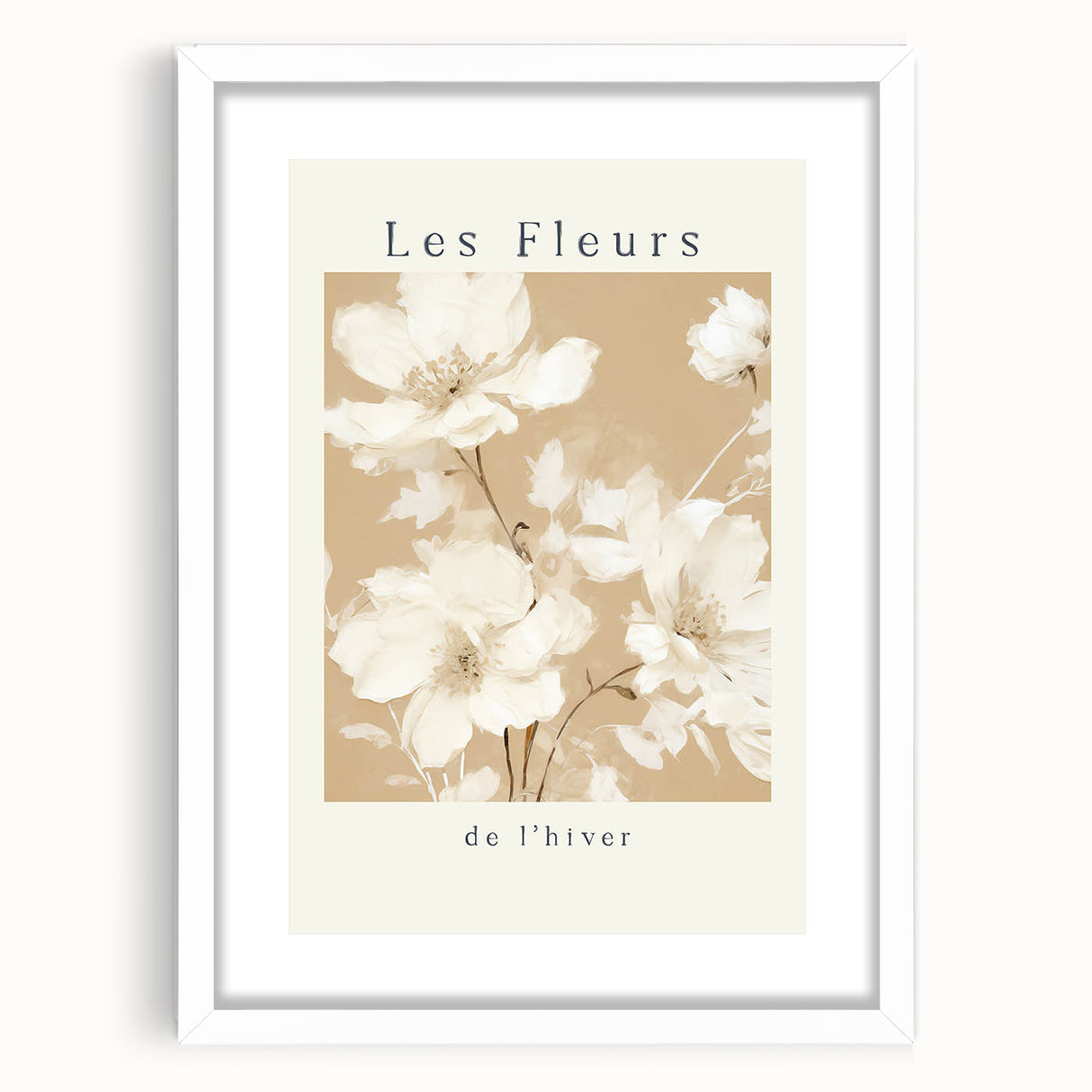 Antique Floral Wall Art – Vintage Botanical Print for Home