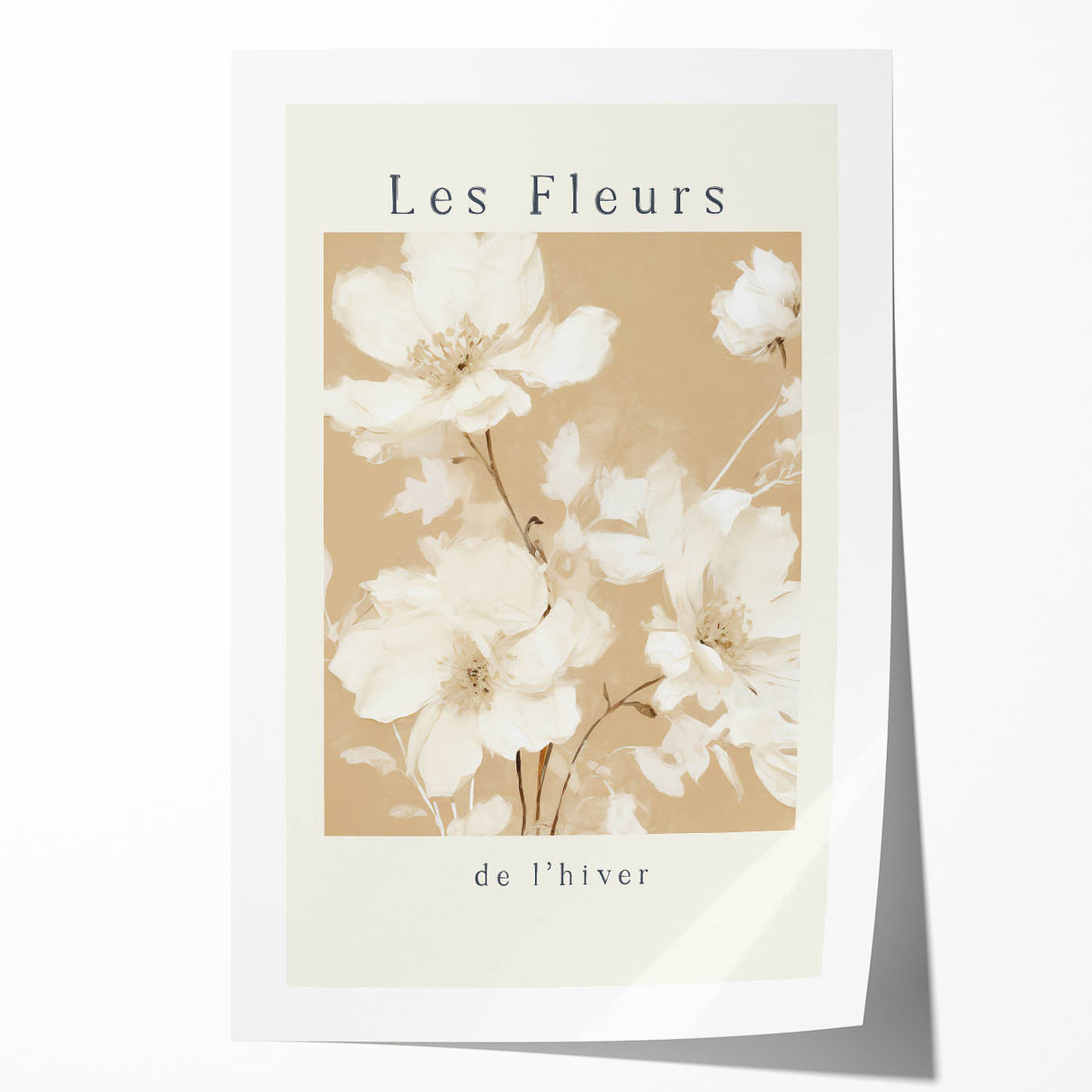 Antique Floral Wall Art – Vintage Botanical Print for Home