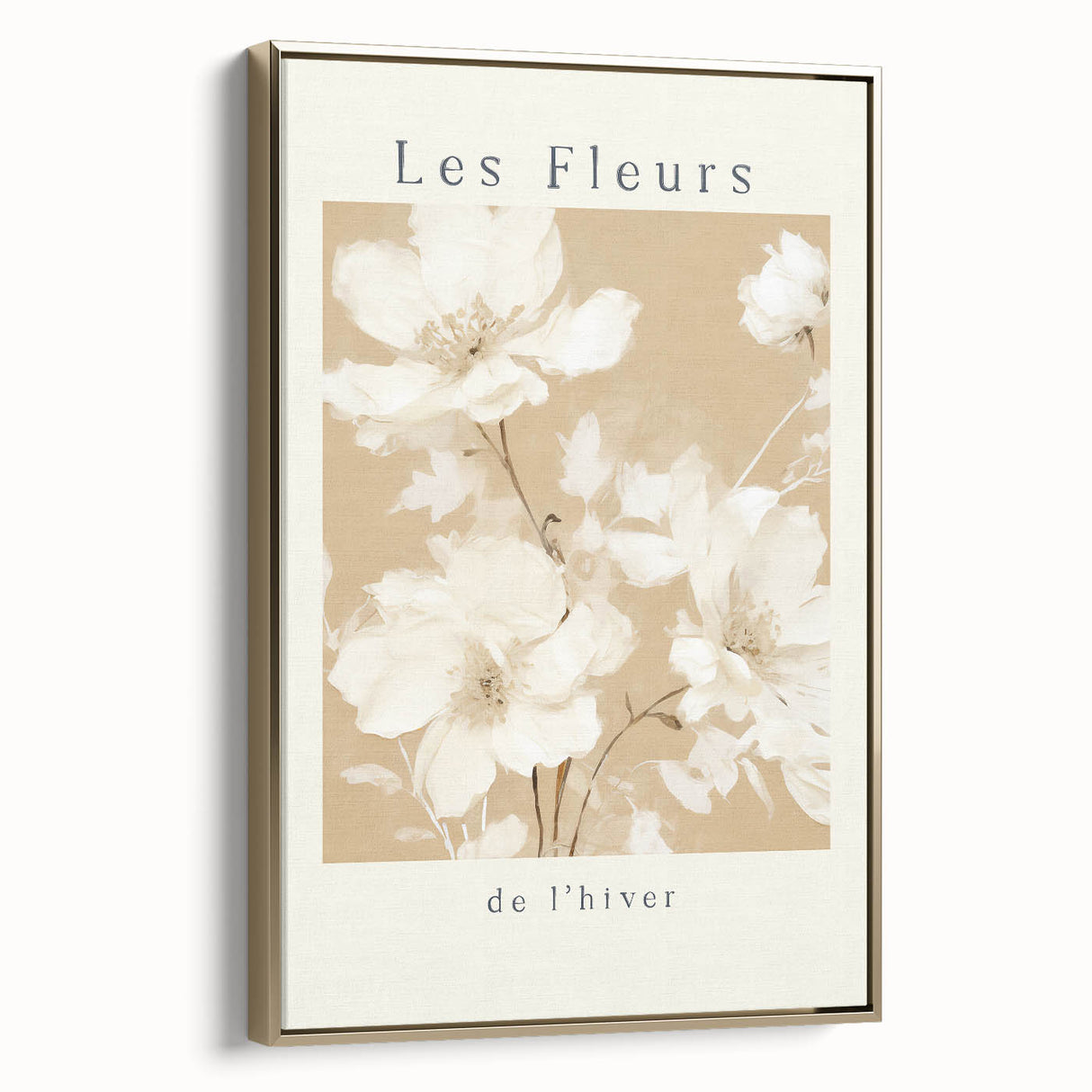 Antique Floral Wall Art – Vintage Botanical Print for Home