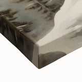 Vintage Winter Landscape Print – Botanical Nature Wall Art