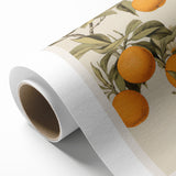 Vintage Botanical Orange Tree Print – Retro Citrus Wall Art