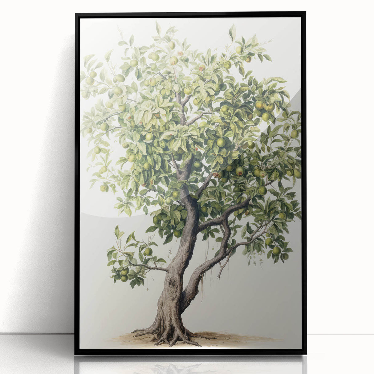 Vintage Botanical Fruit Tree Print – Classic Nature Wall Art