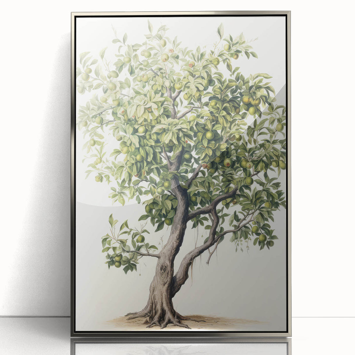 Vintage Botanical Fruit Tree Print – Classic Nature Wall Art