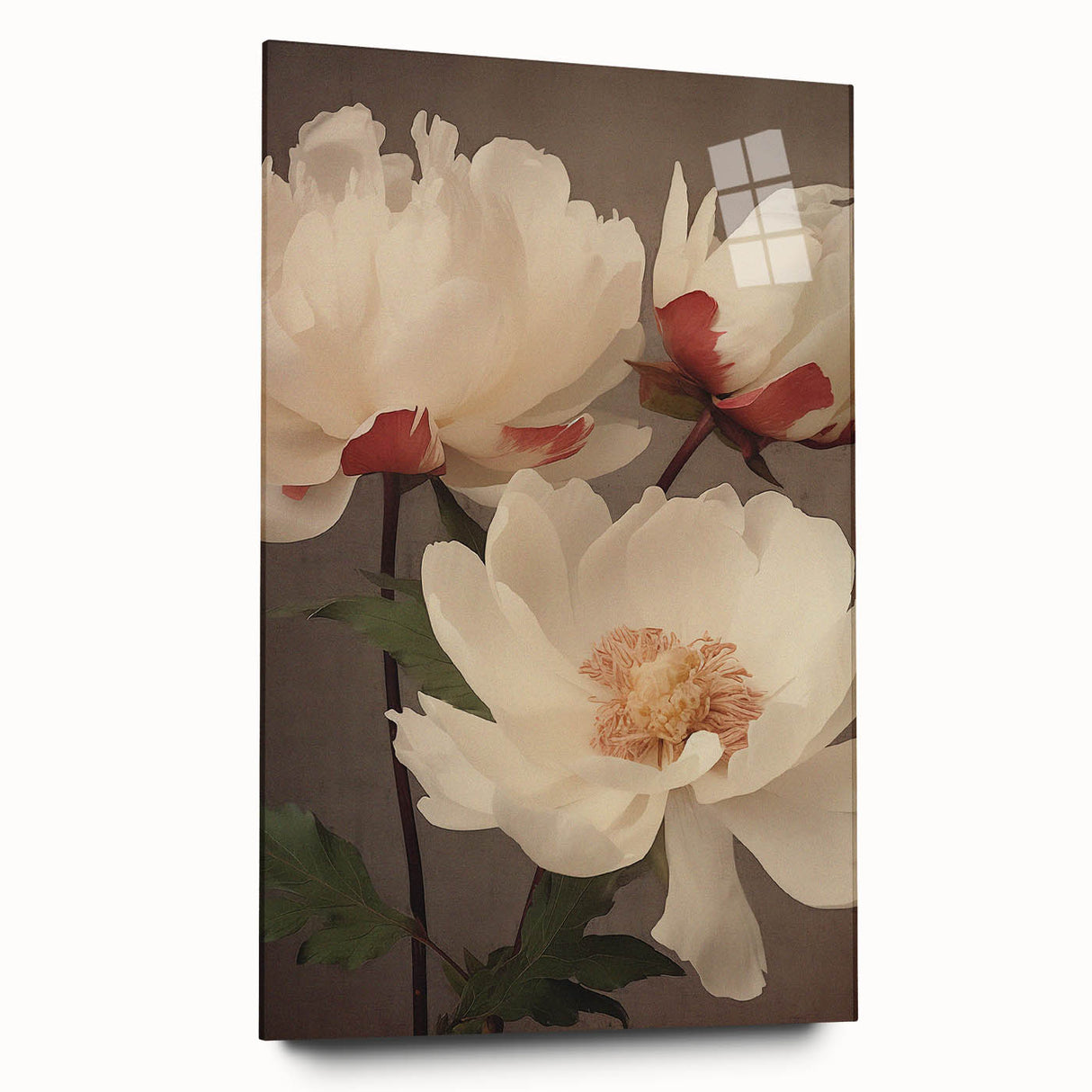 Vintage Peony Floral Print – Classic Botanical Wall Art