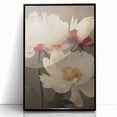 Vintage Peony Floral Print – Classic Botanical Wall Art