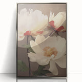 Vintage Peony Floral Print – Classic Botanical Wall Art