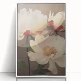 Vintage Peony Floral Print – Classic Botanical Wall Art