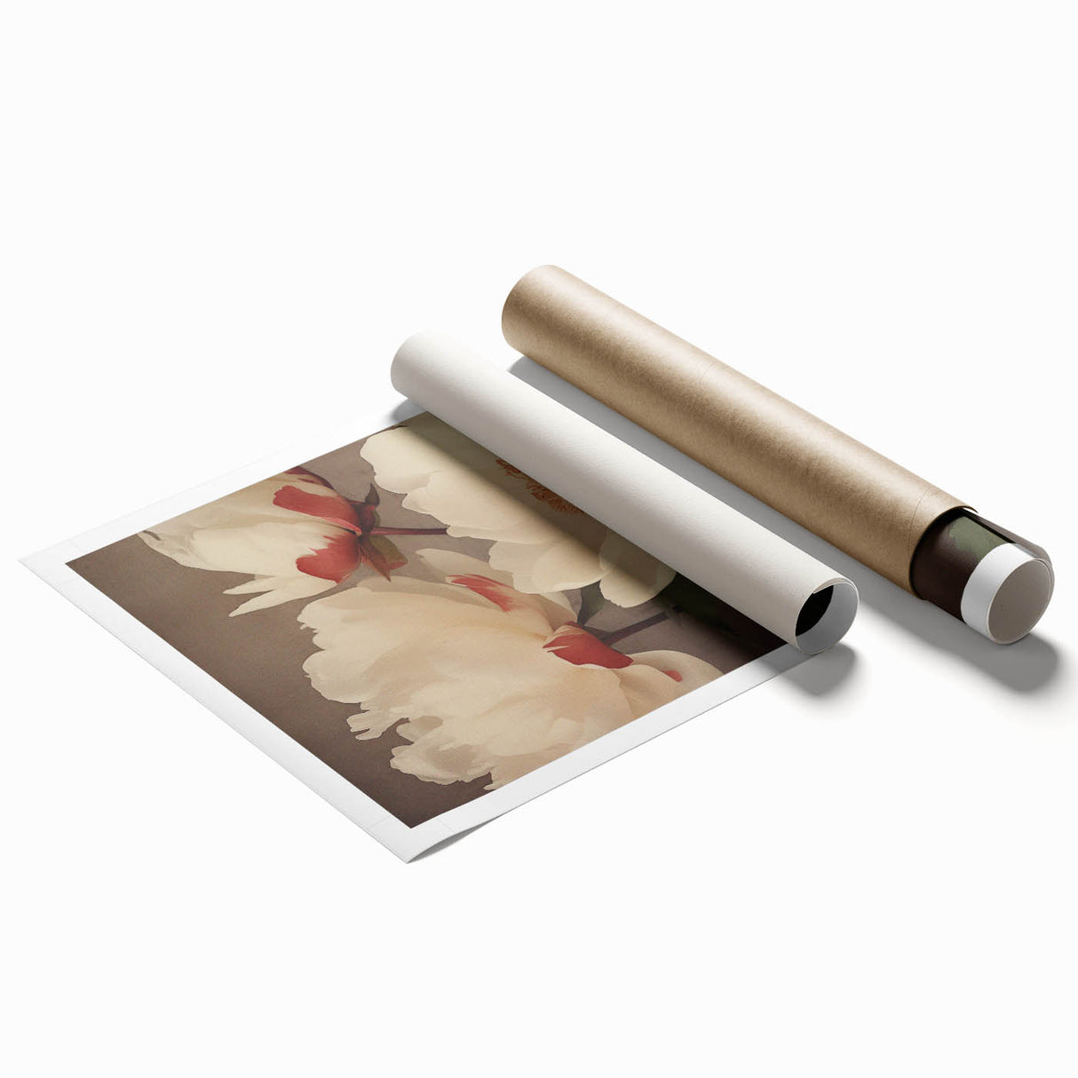 Vintage Peony Floral Print – Classic Botanical Wall Art
