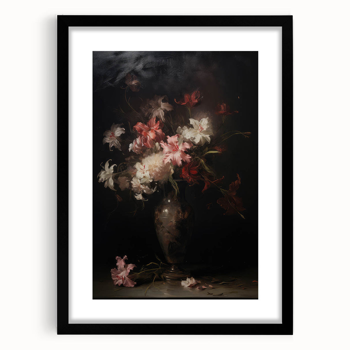 Antique Floral Illustration – Vintage Botanical Wall Art Print