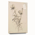 Vintage Botanical Art Prints - Antique Floral Illustrations in Black and White