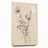 Vintage Botanical Art Prints - Antique Floral Illustrations in Black and White