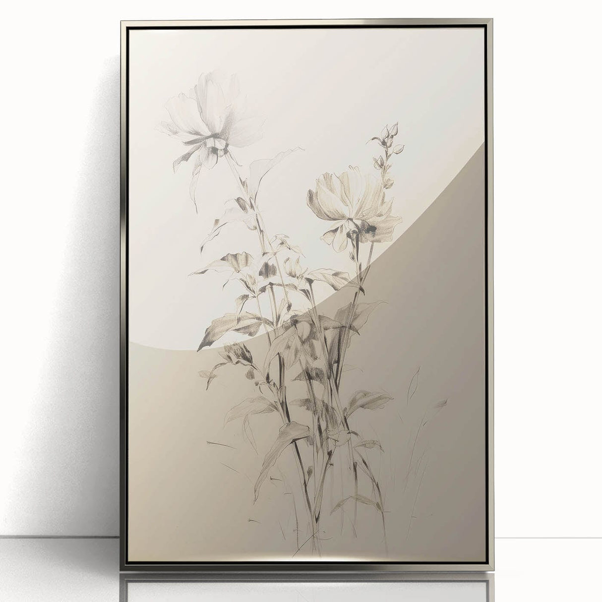 Vintage Botanical Art Prints - Antique Floral Illustrations in Black and White