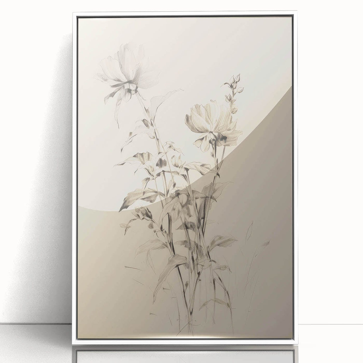 Vintage Botanical Art Prints - Antique Floral Illustrations in Black and White
