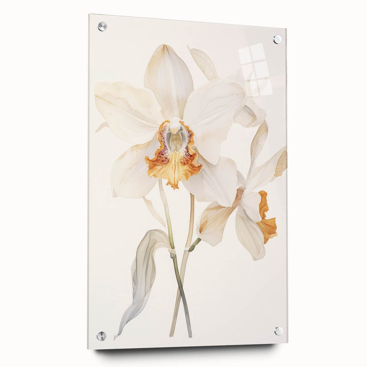 Vintage Botanical Art Prints – Orchids in Bloom Illustration