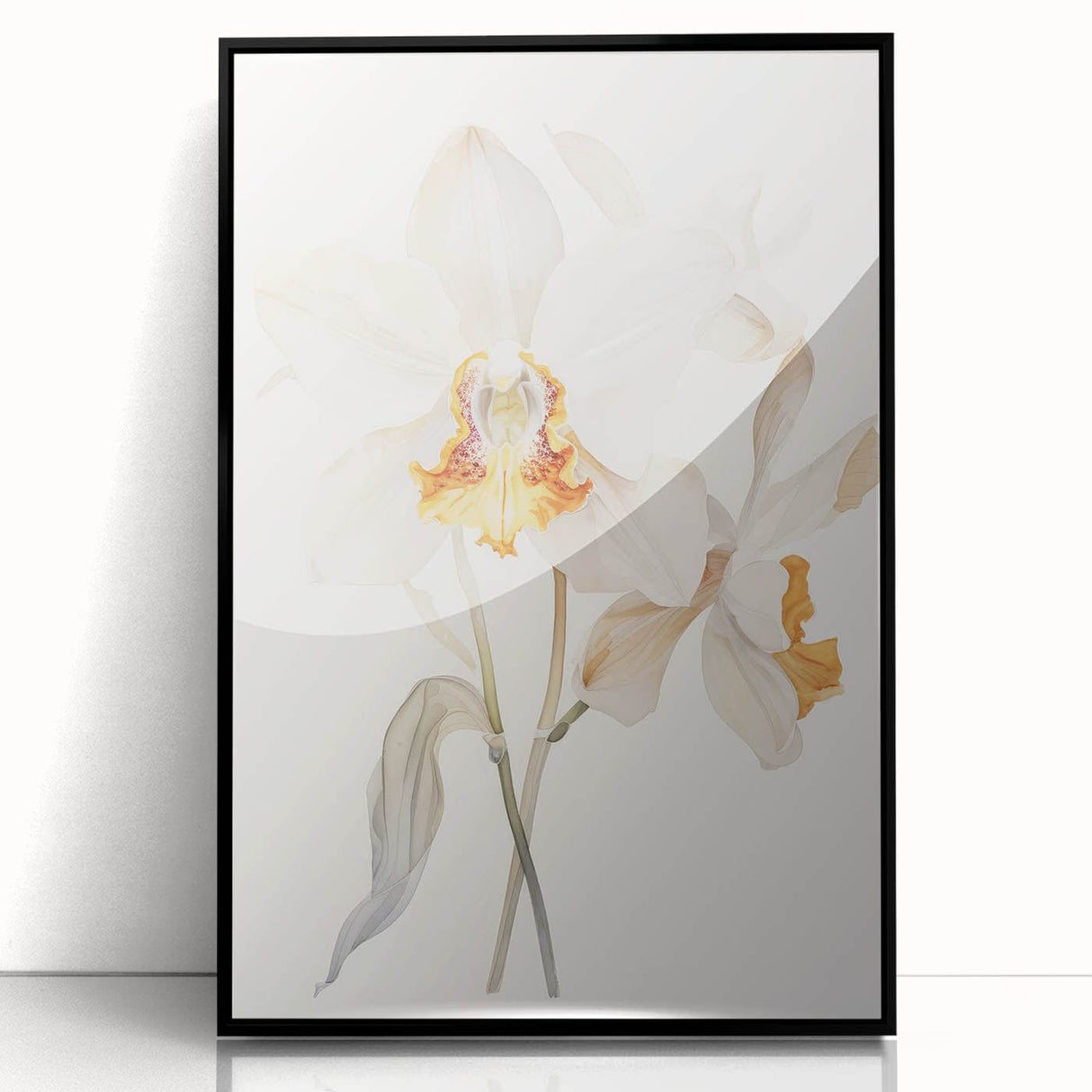 Vintage Botanical Art Prints – Orchids in Bloom Illustration
