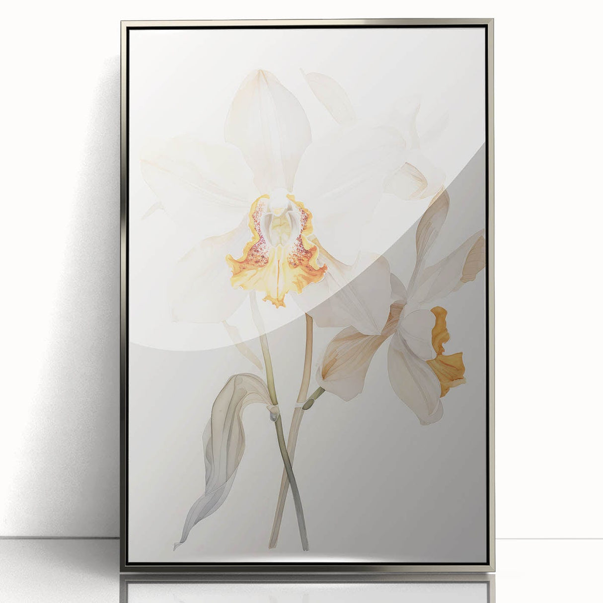 Vintage Botanical Art Prints – Orchids in Bloom Illustration