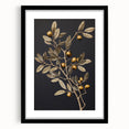 Vintage Botanical Art Prints – Olive Branch with Golden Olives