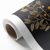 Vintage Botanical Art Prints – Olive Branch with Golden Olives