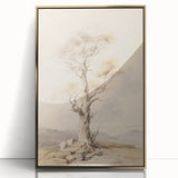 Vintage Botanical Art Prints – Solitary Tree Illustration