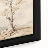 Vintage Botanical Art Prints – Solitary Tree Illustration