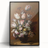 Vintage Floral Still Life Wall Art – Classic Tulips & Flowers