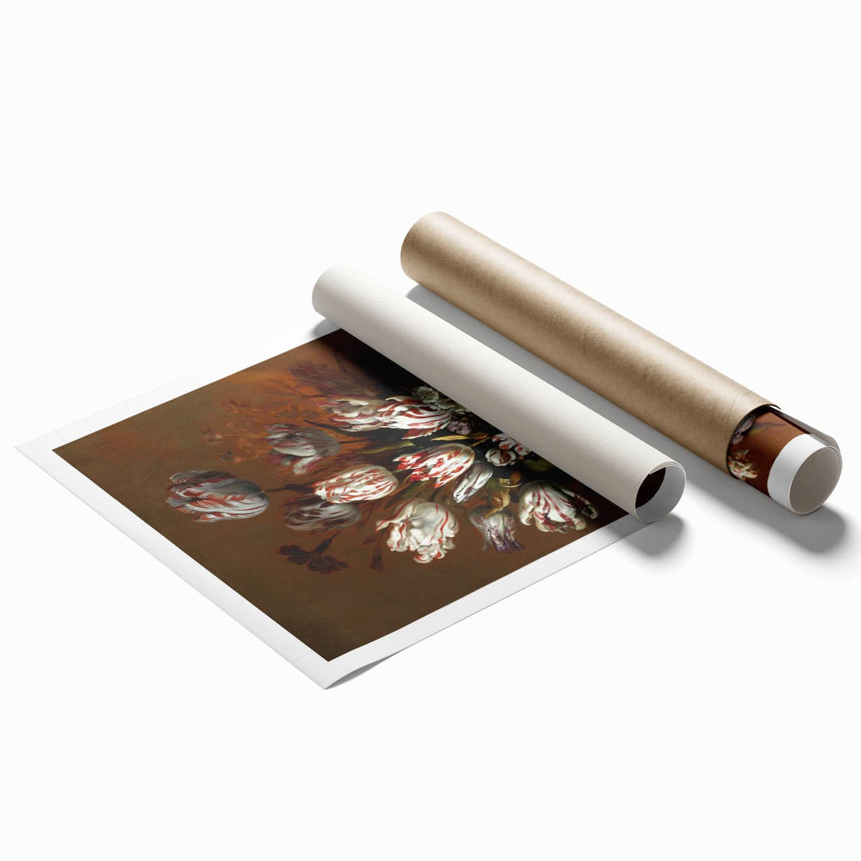 Vintage Floral Still Life Wall Art – Classic Tulips & Flowers